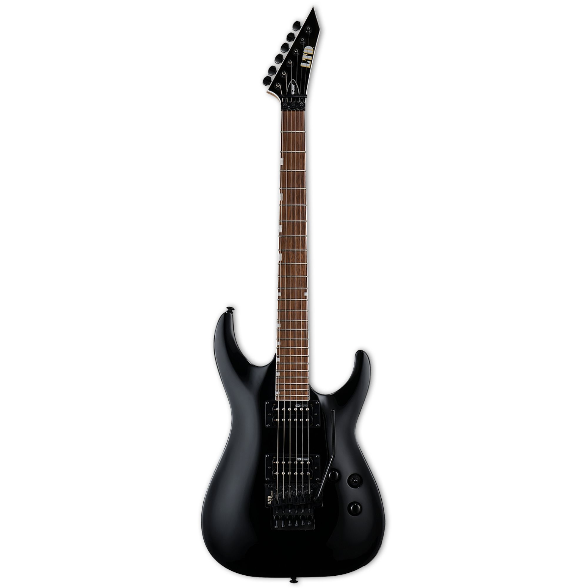 ESP LTD MH-200 6-String Electric Guitar - Jatoba Fretboard - Black
