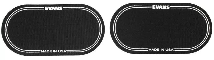 Evans PB2 Double Bass Drum Patch pair - Black Nylon