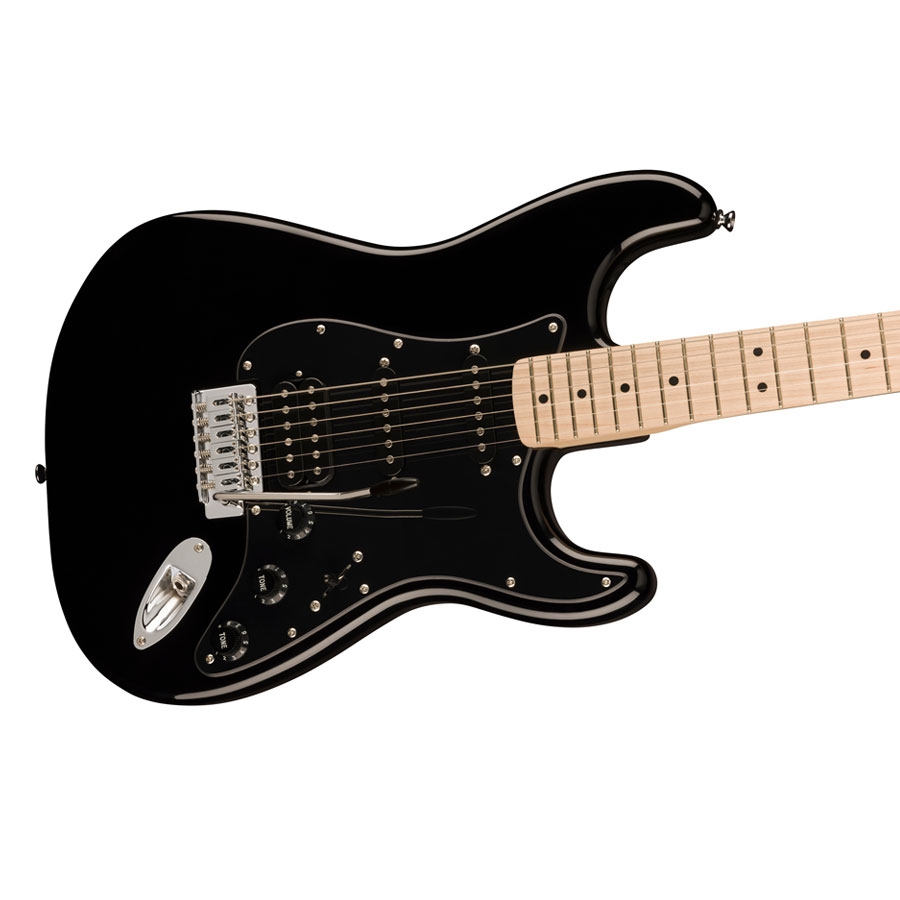 Fender Squier Sonic Stratocaster HSS Maple Fingerboard Electric Guitar Black