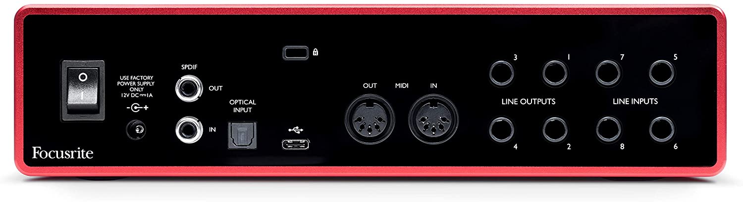 Focusrite Scarlett 18i8 3rd Gen USB Audio Interface with Pro Tools