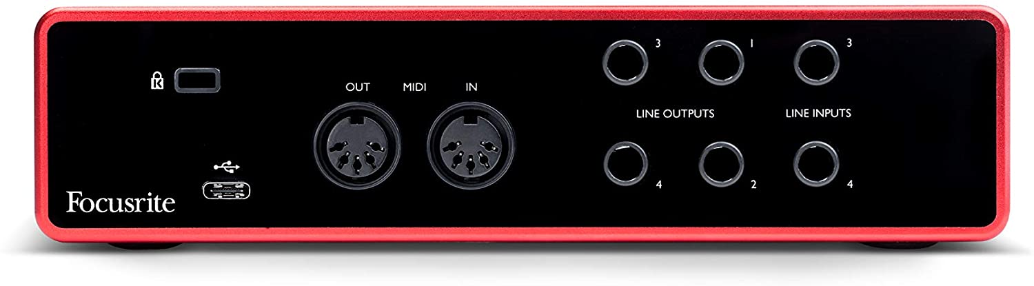 Focusrite Scarlett 4i4 3rd Gen USB Audio Interface with Pro Tools