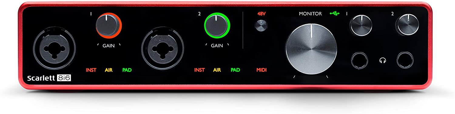 Focusrite Scarlett 8i6 3rd Gen USB Audio Interface