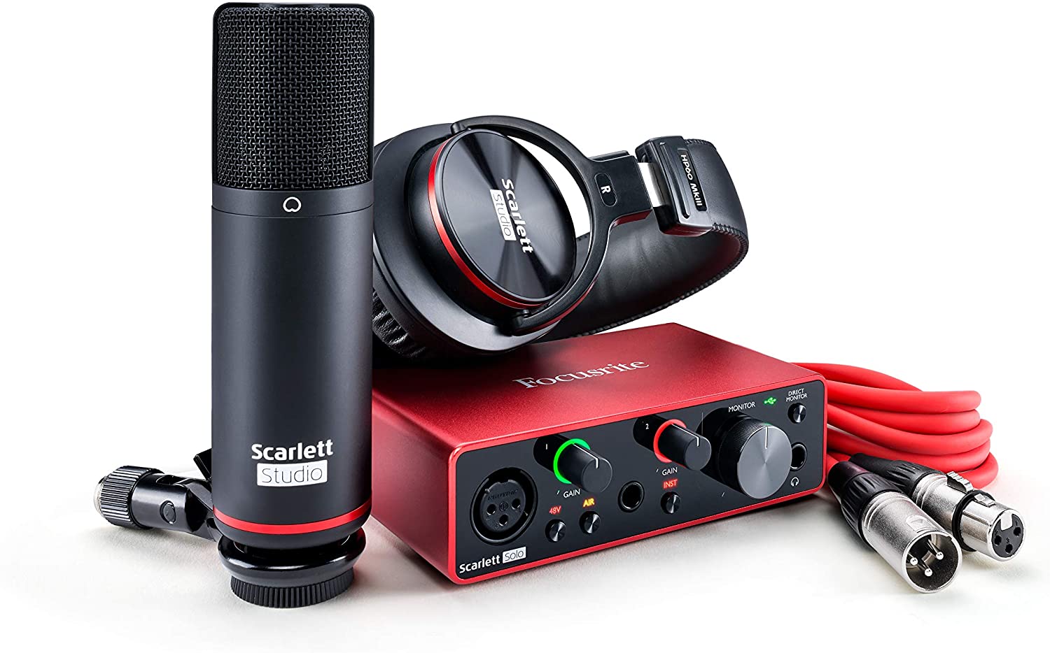Focusrite Scarlett Solo Studio Audio Interface Pack - 3rd Gen