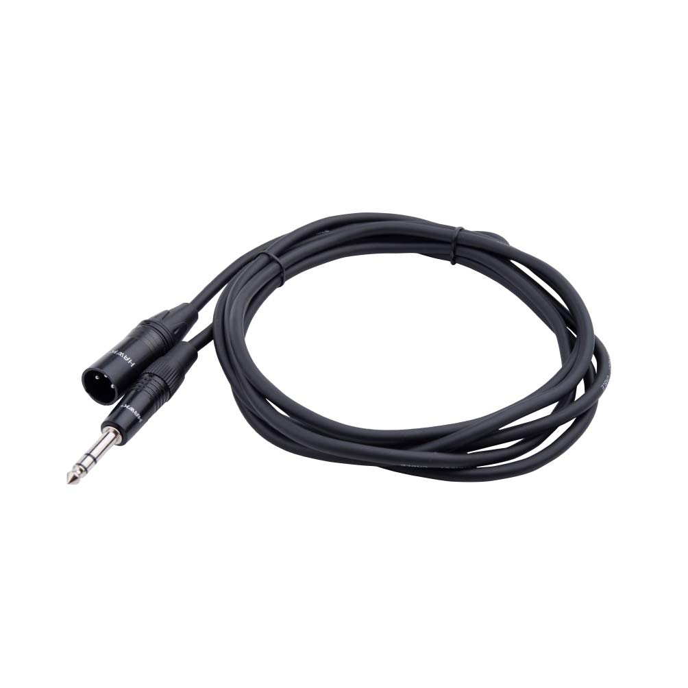 HAWK PROAUDIO SXSG005 Gold Series 635mm TRS Male to XLR Male - 5 Feet