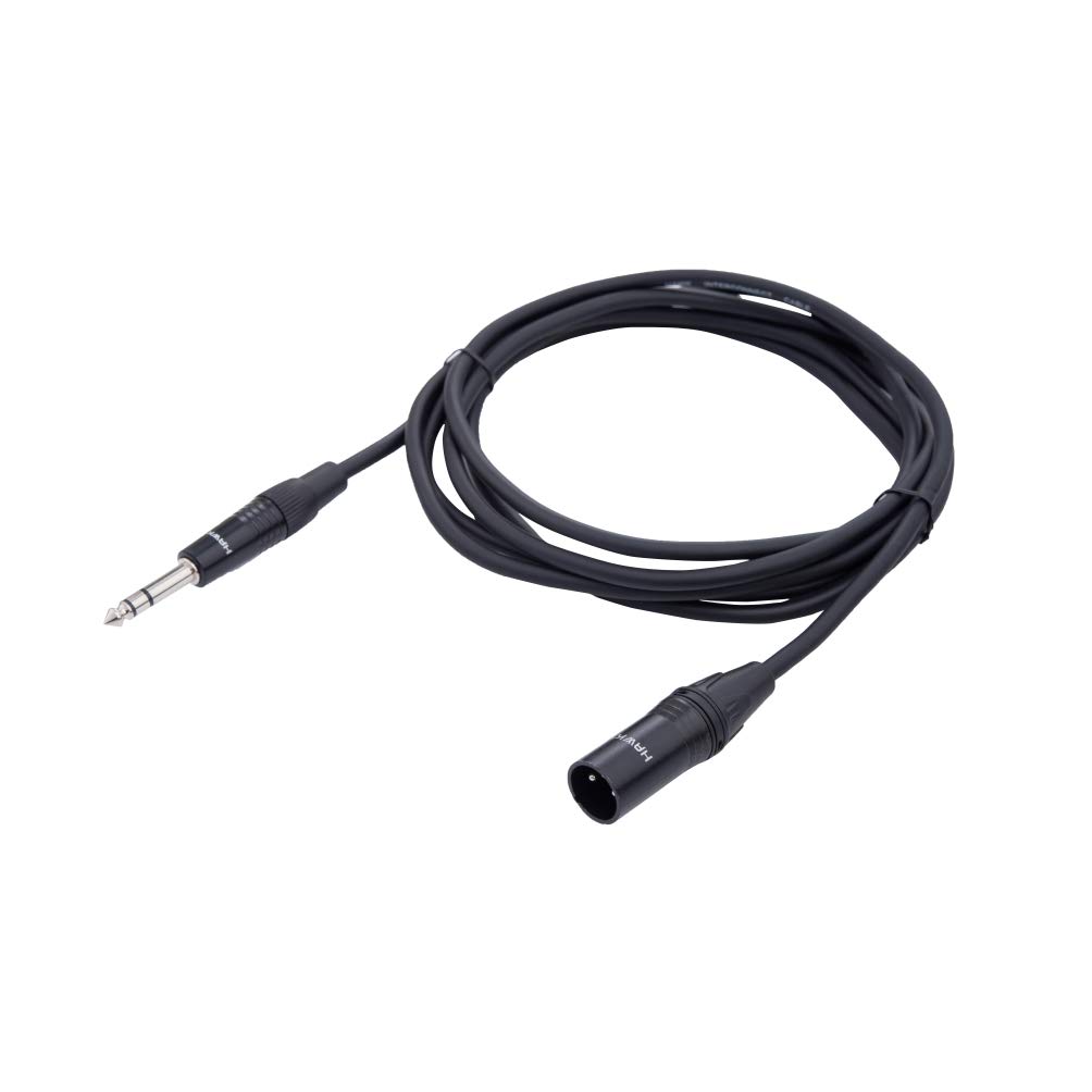 HAWK PROAUDIO SXSG005 Gold Series 635mm TRS Male to XLR Male - 5 Feet