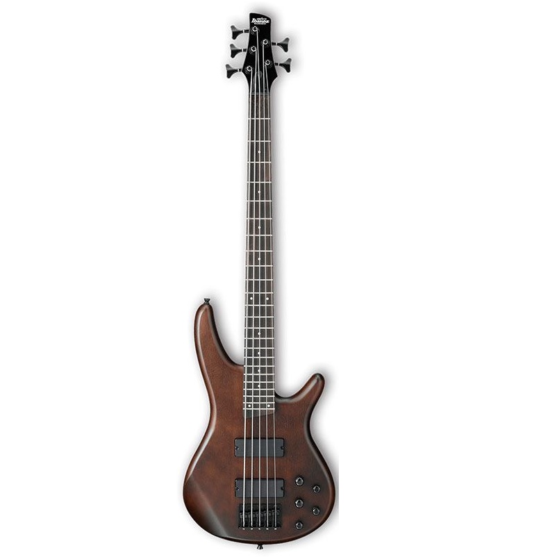 Ibanez Gio GSR-255 5-String Electric Bass Guitar - Rosewood Fretboard - Walnut Flat