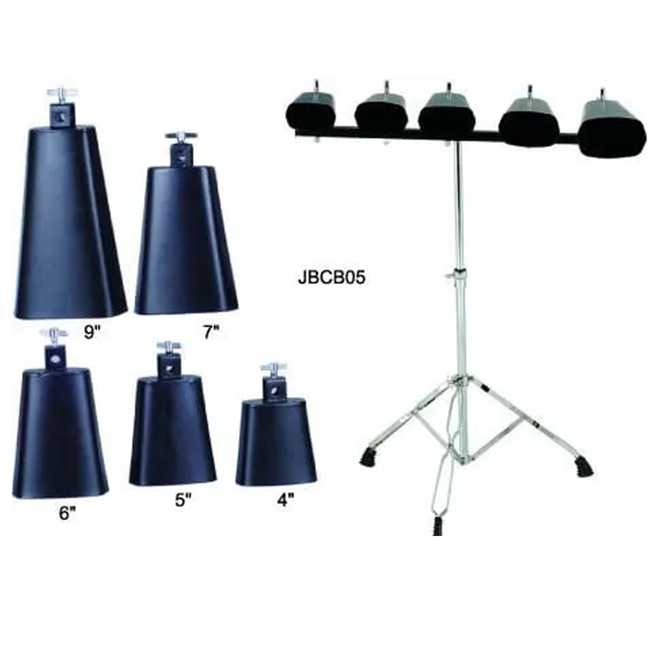 JINBAO COW BELL WITH STAND JBCB05