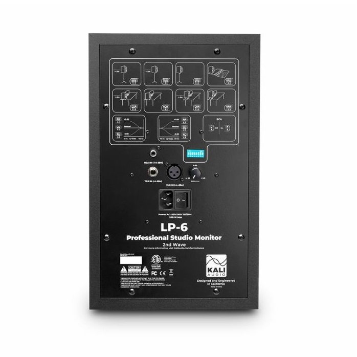 Kali Audio LP-6 2nd Wave Studio Monitor - 65 inch - Pair