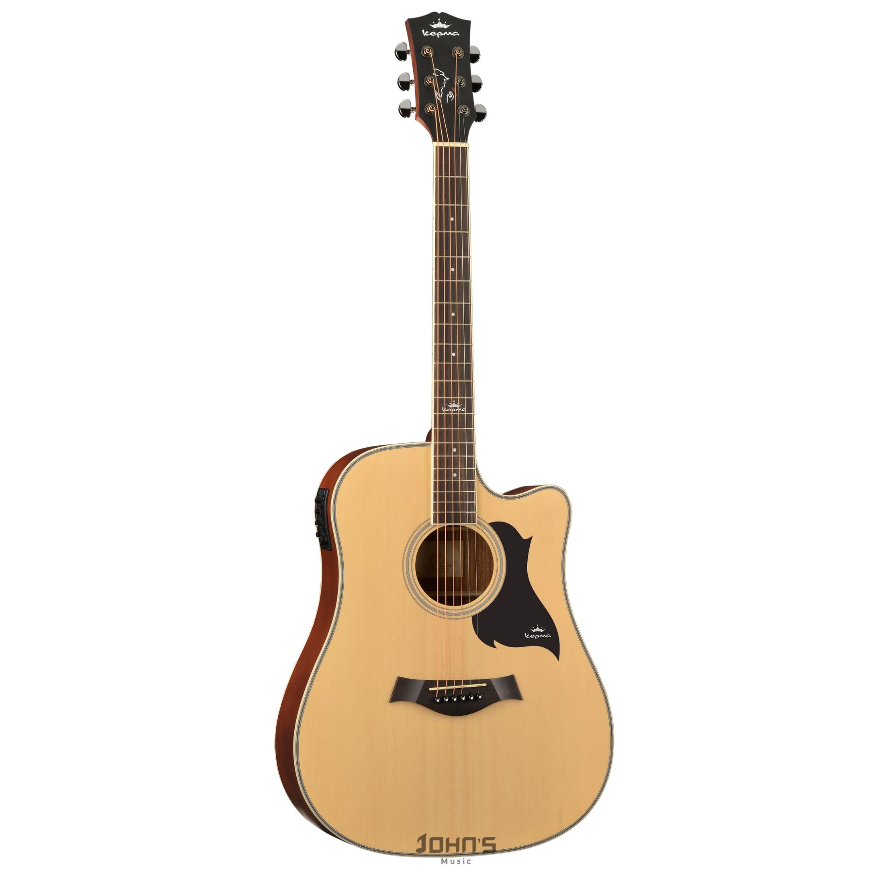Kepma D1Ce Semi Acoustic Guitar- Natural Matt