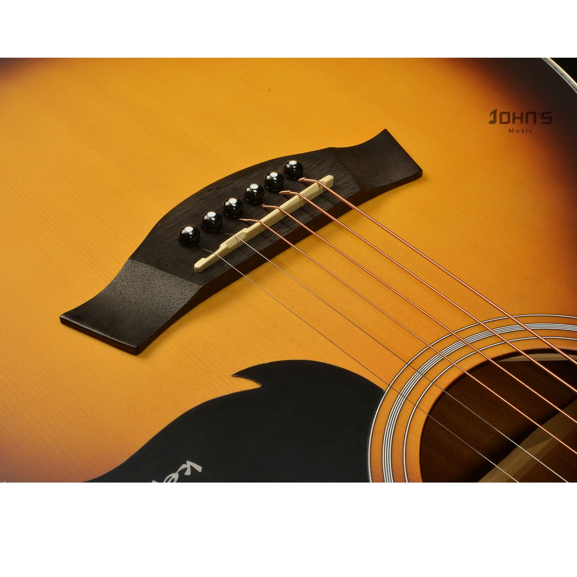 Kepma D1Ce Semi Acoustic Guitar- Sunburst Matt