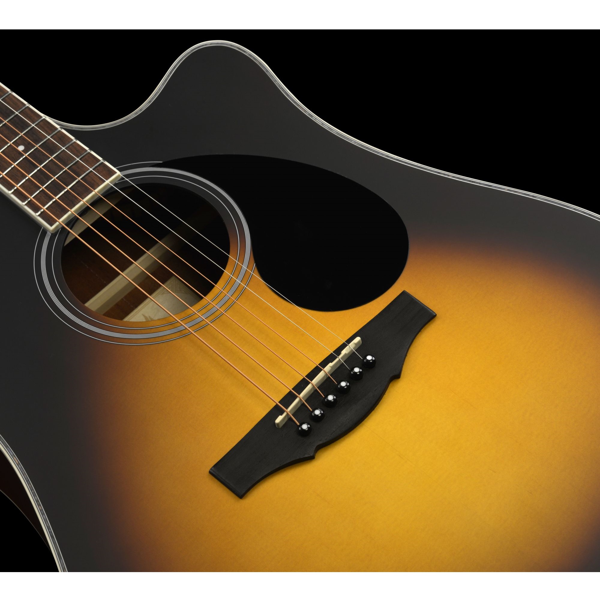 Kepma D1CE TRANS K10- Semi acoustic Guitar- Sunburst Matt