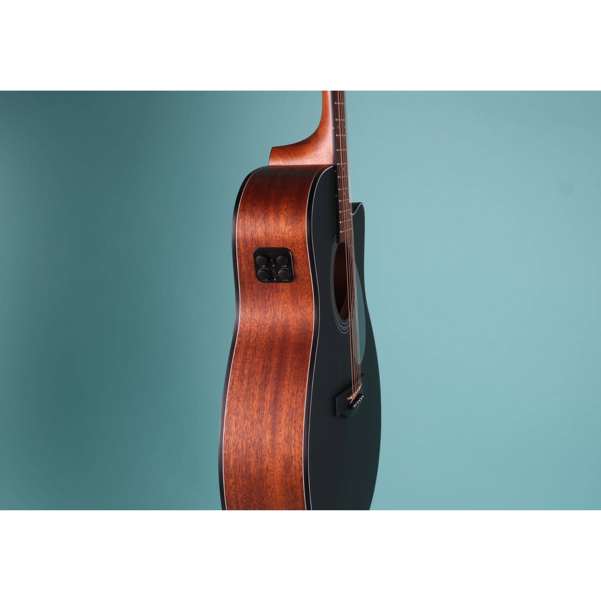 Kepma EAC-E TRANS K10 Semi - Acoustic Guitar - Black Matt