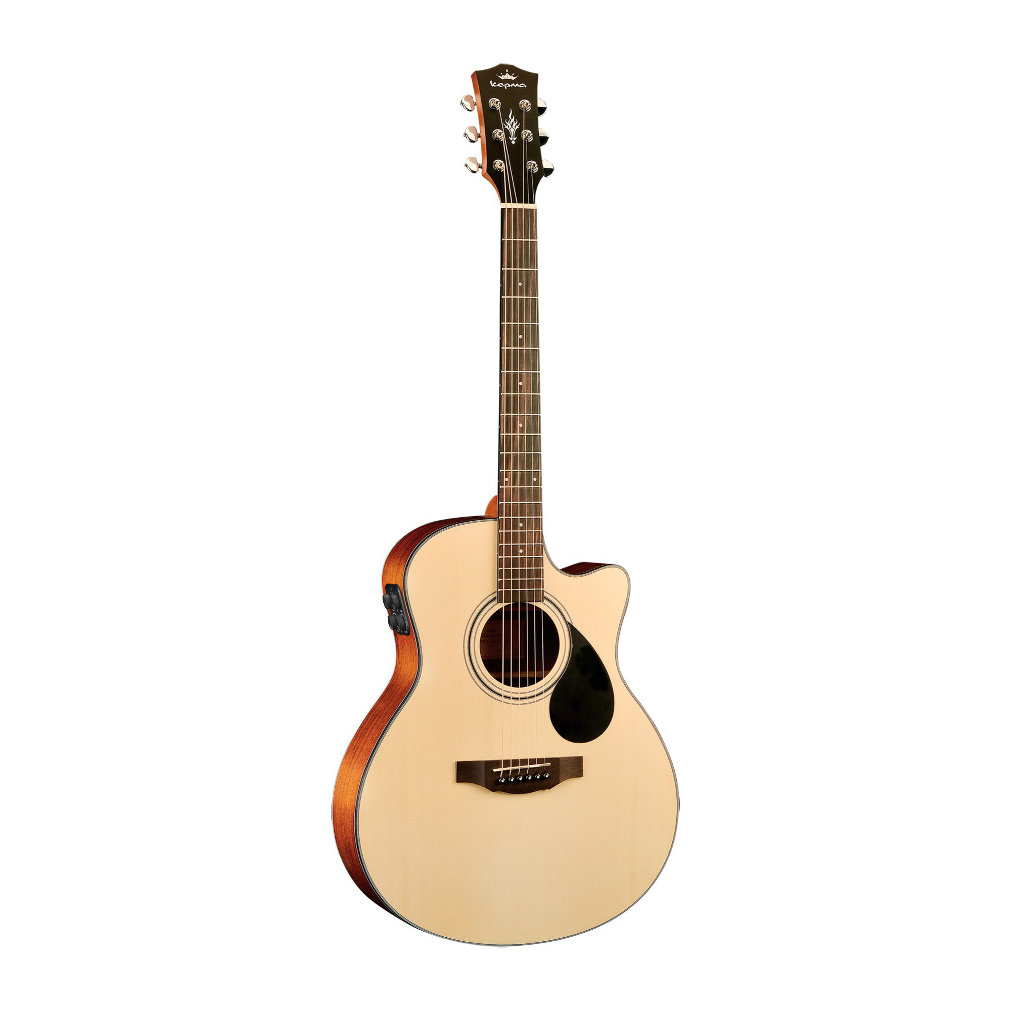 Kepma EAC-E Transacoustic K10 Semi - Acoustic Guitar - Natural Matt