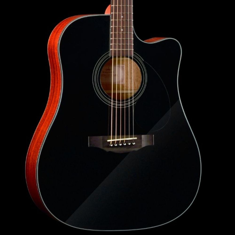 Kepma EDC Acoustic Guitar - Black Matt