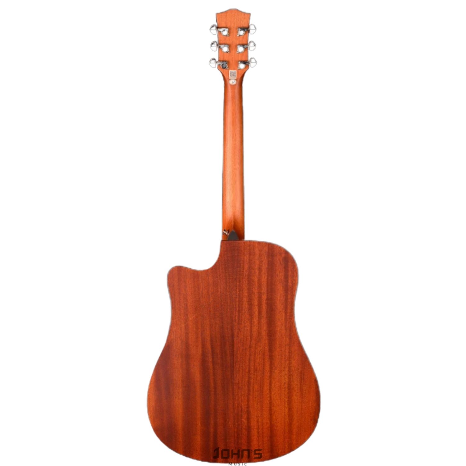 Kepma EDC-E Semi-Acoustic Guitar - Mahogany