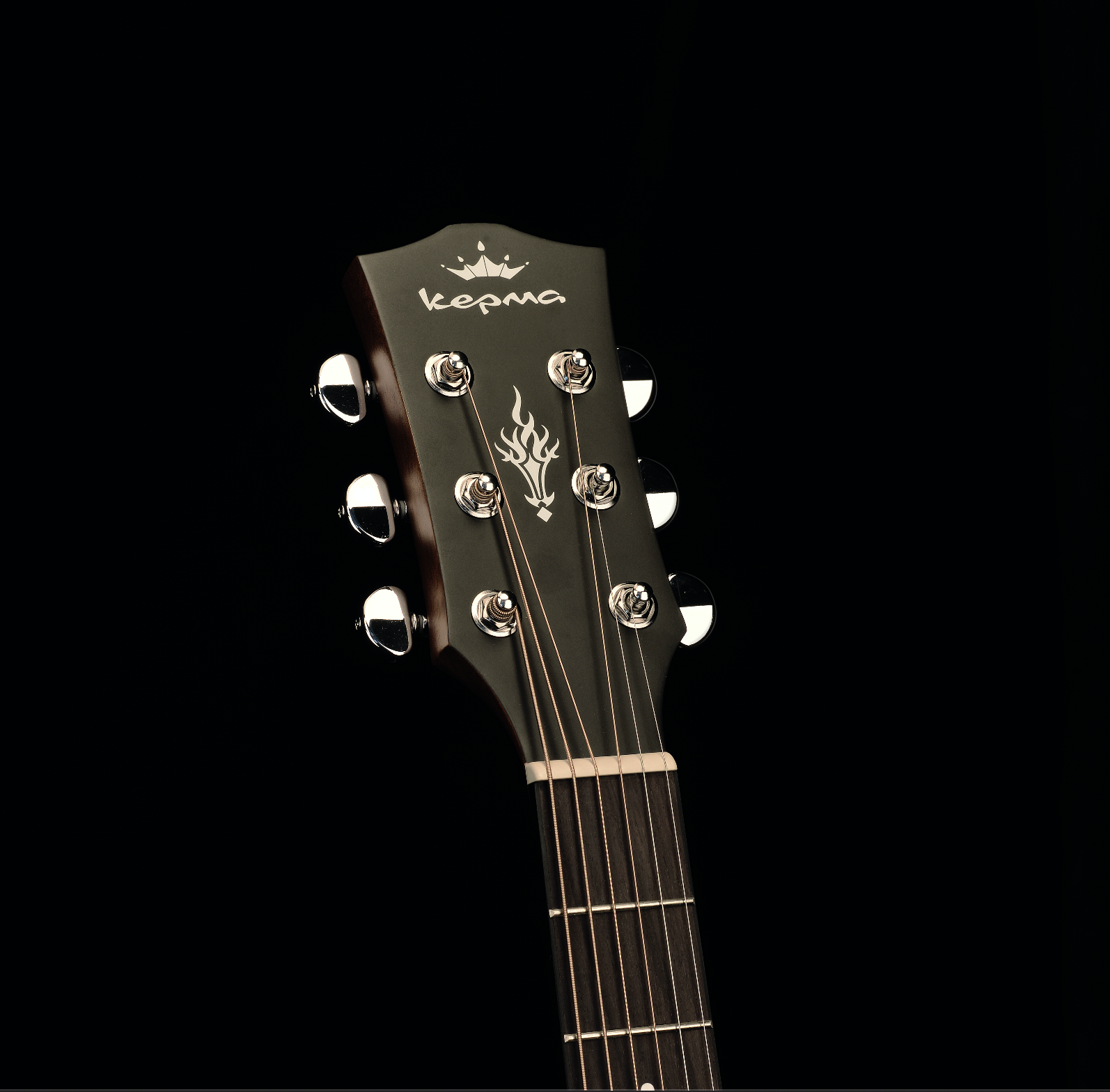 Kepma EDC-E Semi-Acoustic Guitar - Mahogany