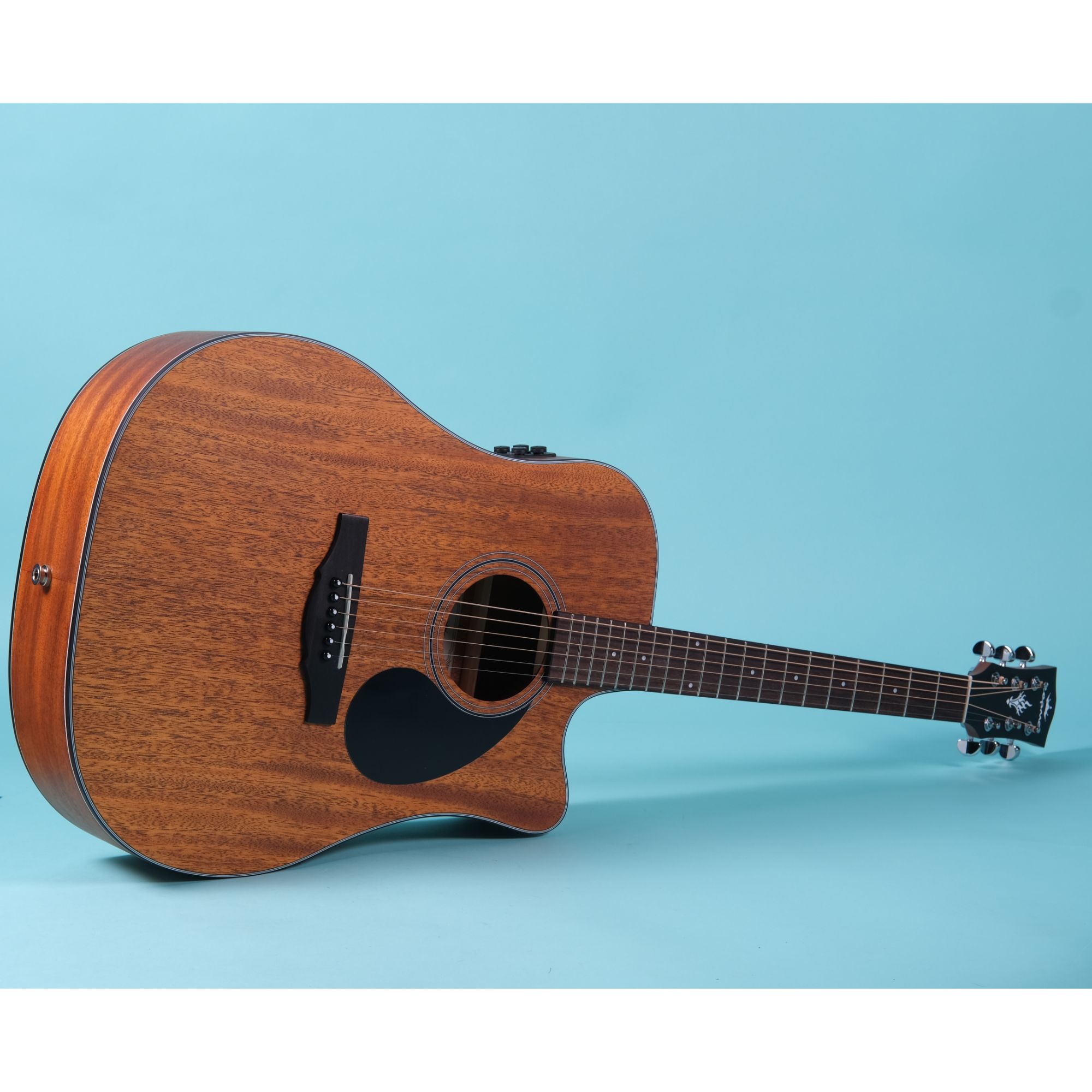 Kepma EDC-E TRANS K10 Semi - Acoustic Guitar - All Mahogany Matt