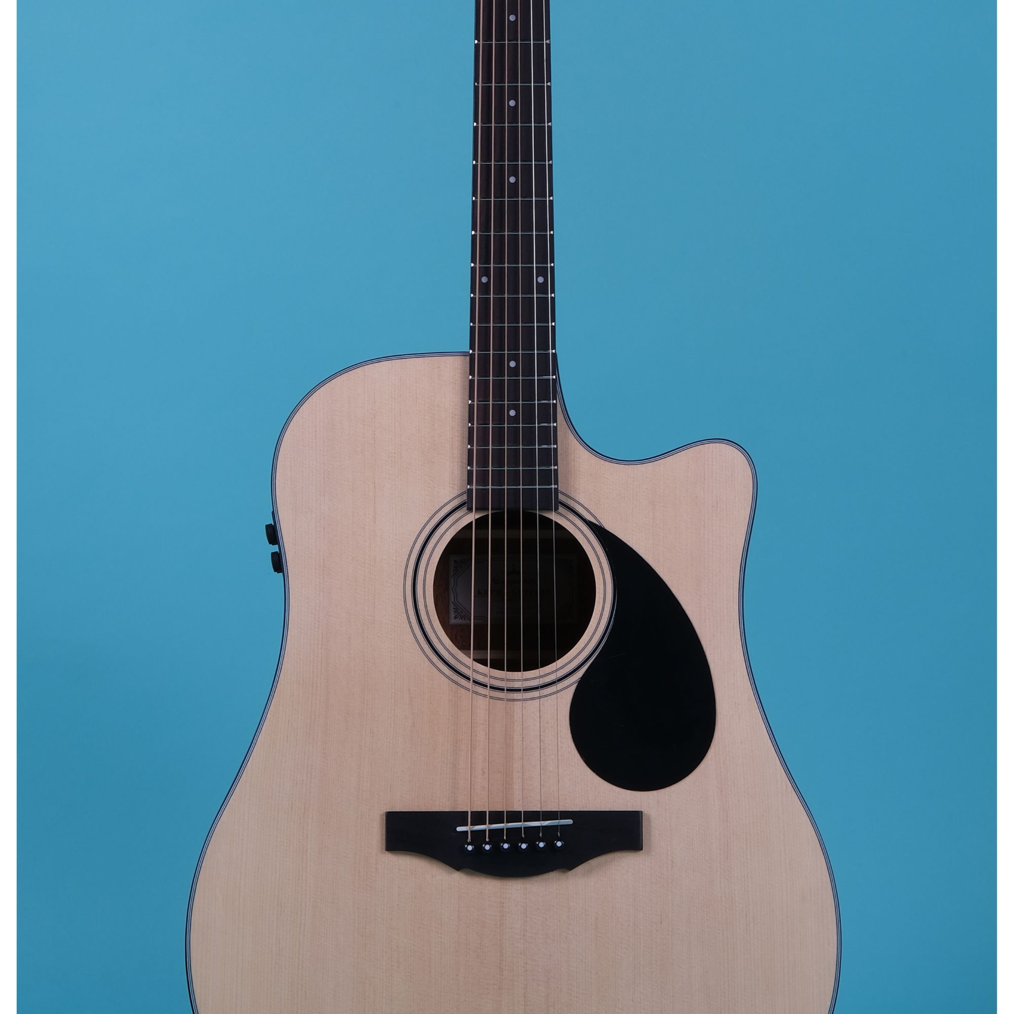 Kepma EDC-E TRANS K10 Semi - Acoustic Guitar - Natural Matt