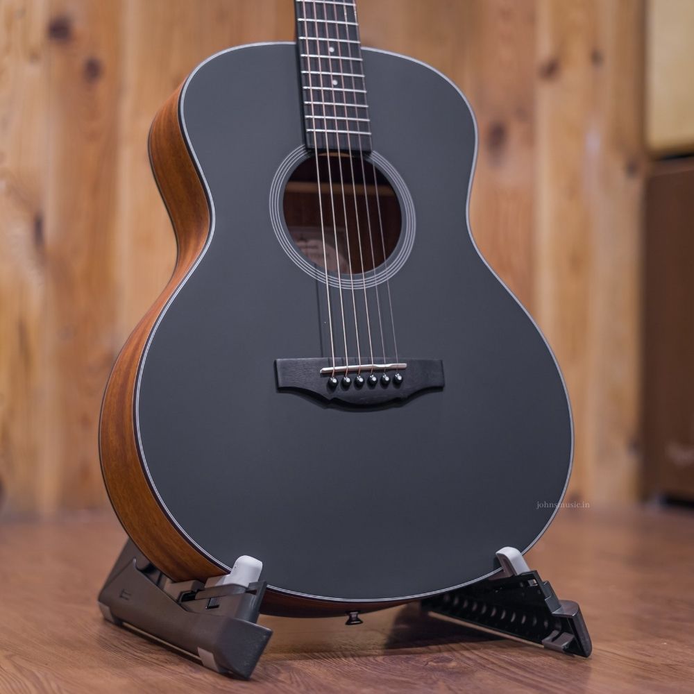 KEPMA ES36 Acoustic Guitar - Black Matt