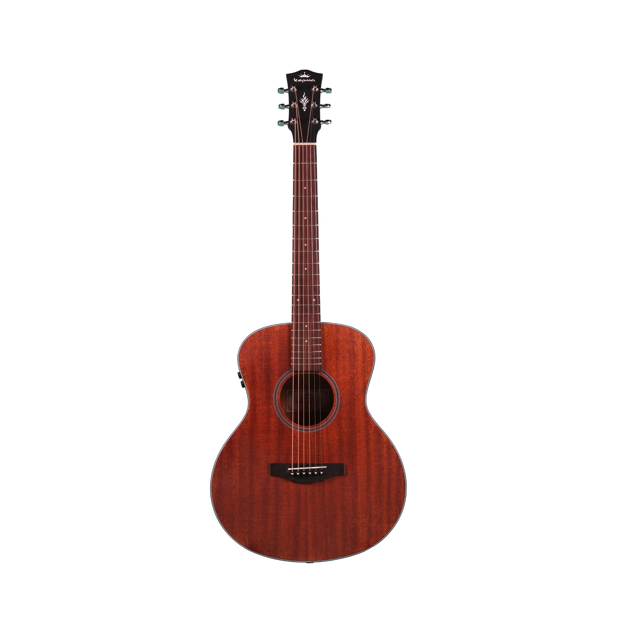 Kepma ES36-E TRANS K10 Semi - Acoustic Guitar - All Mahogany Matt