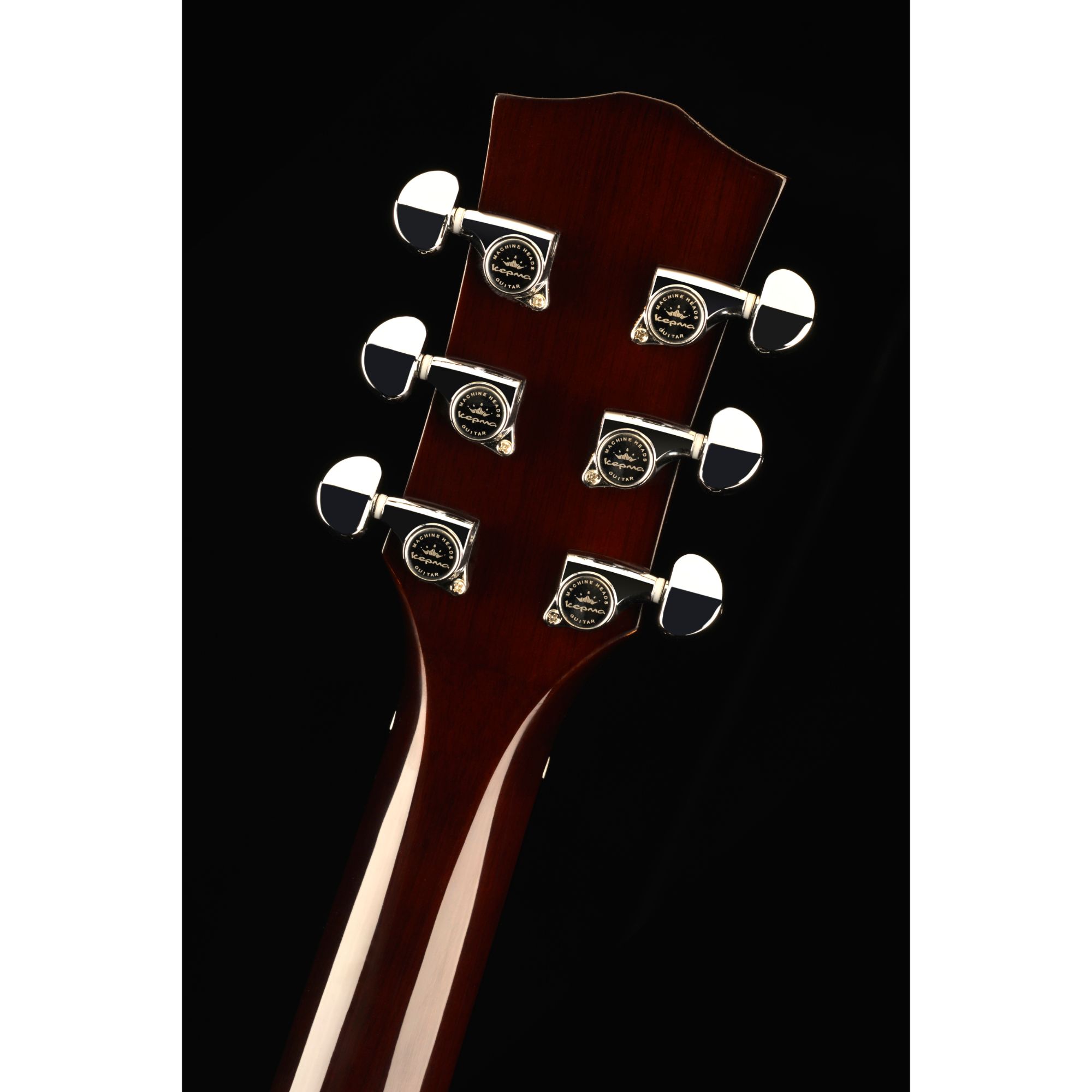 Kepma F0E GA Acoustic Guitar with Transacoustic Pickup - Cherry Burst