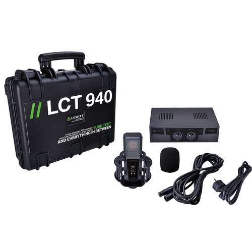 Lewitt LCT 940 Premium Large-Diaphragm FET Condenser and Tube Microphone