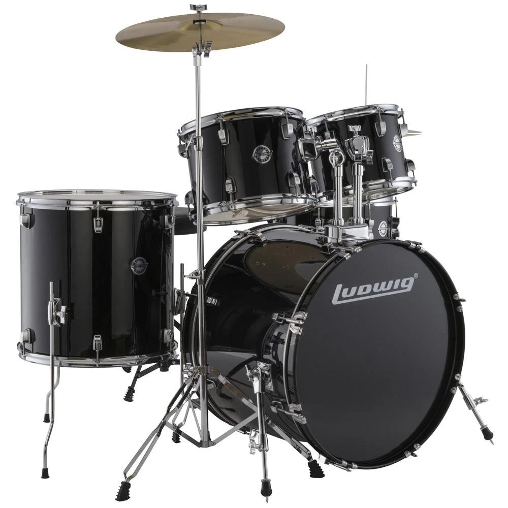 Image of Ludwig Accent Drive Acoustic Drum Kit - 5 Piece