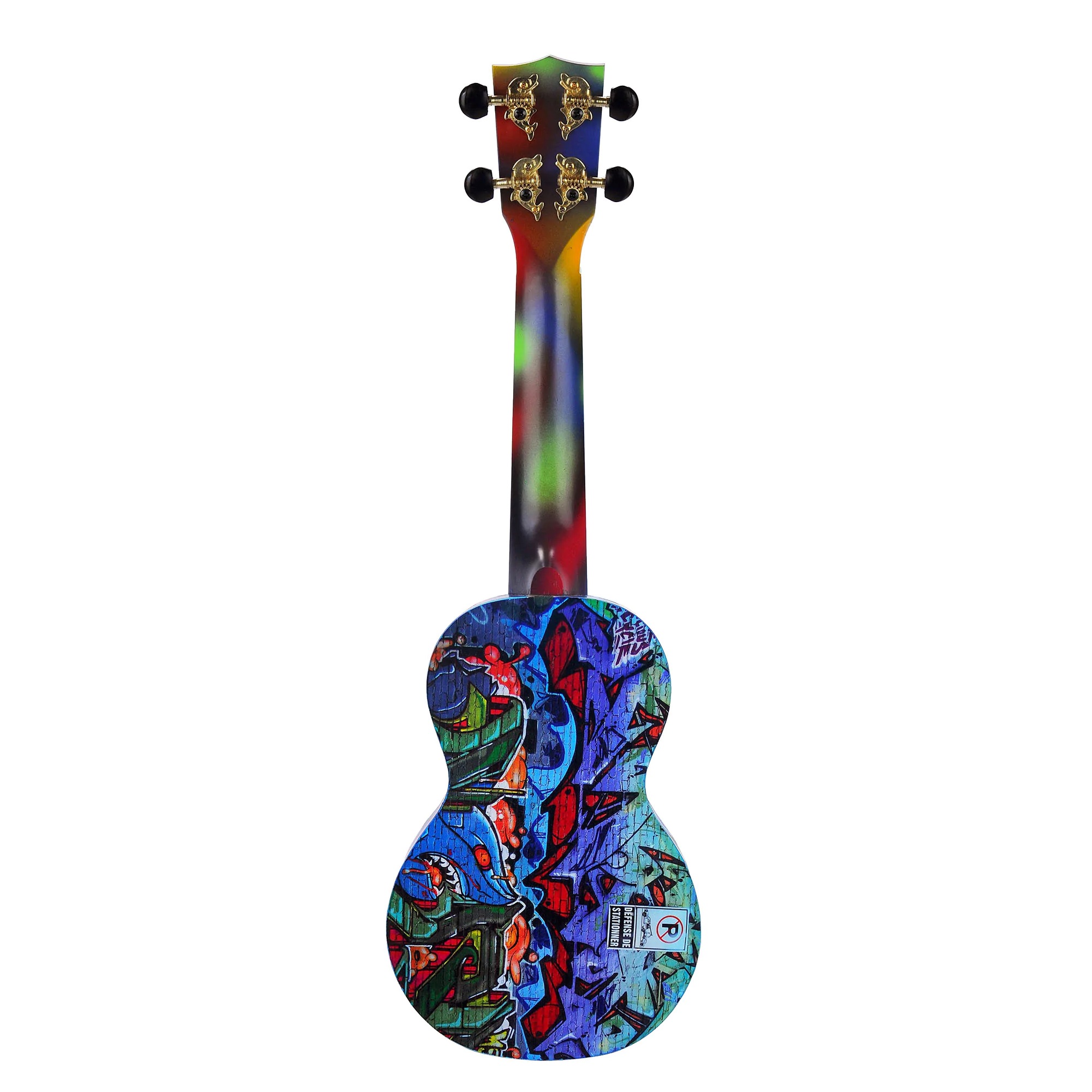 Mahalo MA1GR Art II Series Soprano Ukulele Graffiti