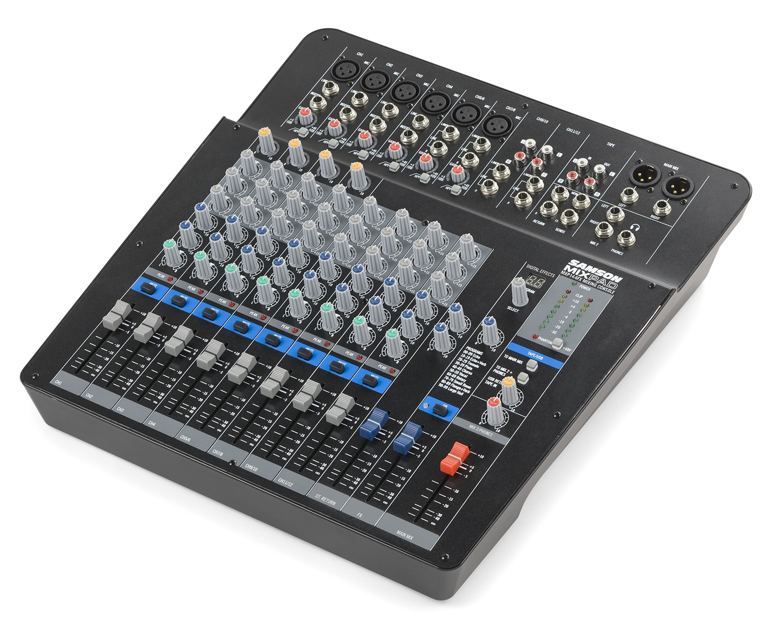 MixPad MXP144FX - 14-Input Analog Stereo Mixer with Effects and USB