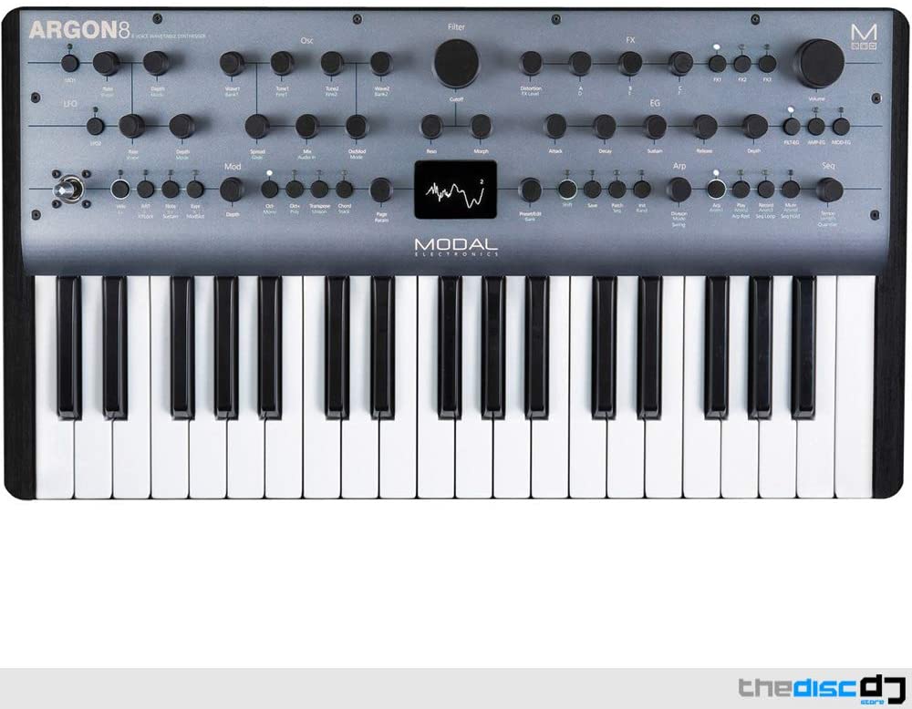 Modal Electronics Argon8 37-Key 8-Voice Polyphonic Wavetable Synthesizer