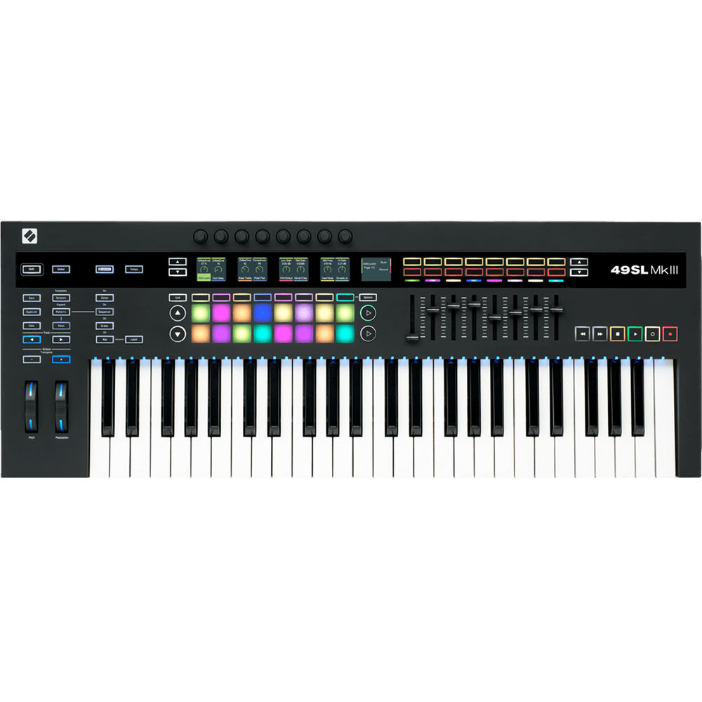 Novation 49 SL MkIII MIDI and CV Keyboard Controller