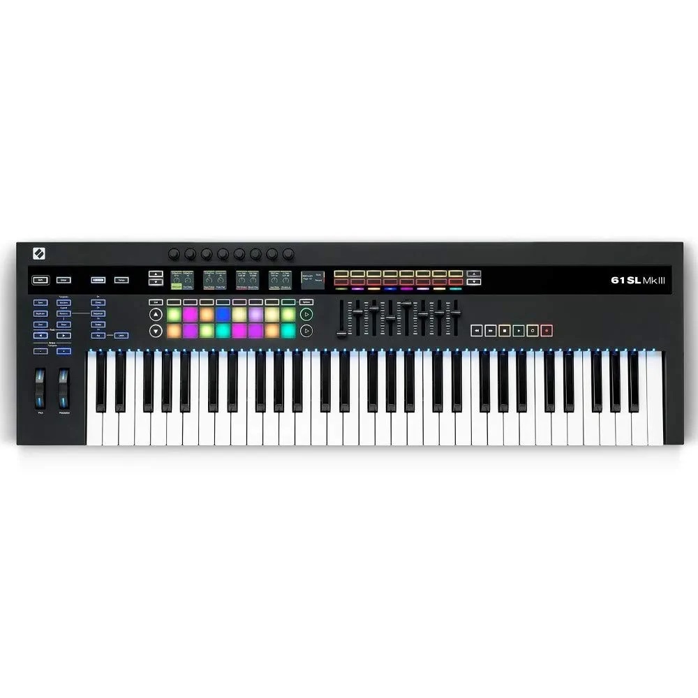 Novation 61 SL MkIII MIDI and CV Keyboard Controller