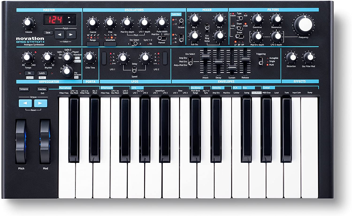 Novation Bass Station II Analog Synthesizer