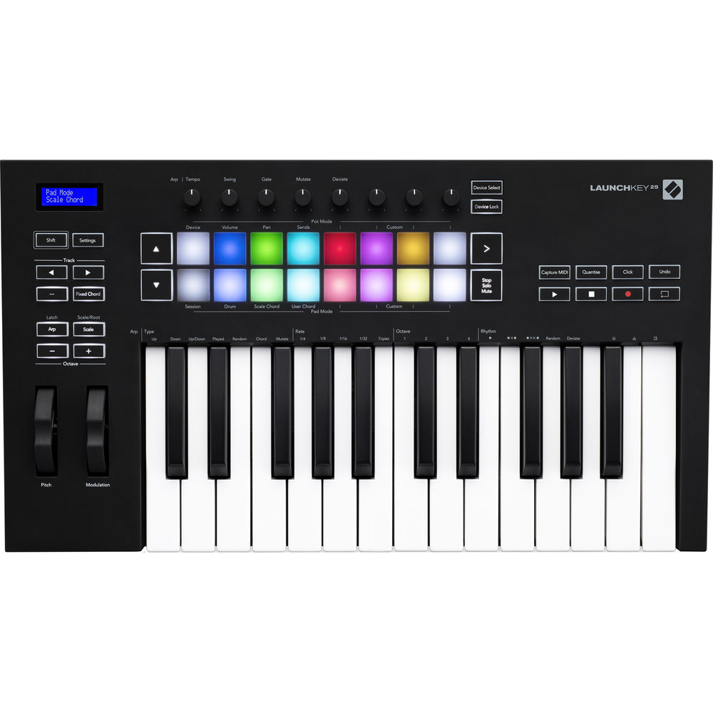 Novation Launchkey 25 MK3 USB MIDI Keyboard Controller