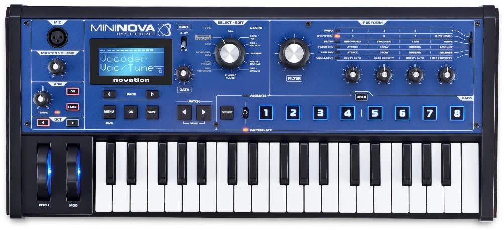 Novation MiniNova 37-Key Mini Performance Synthesizer