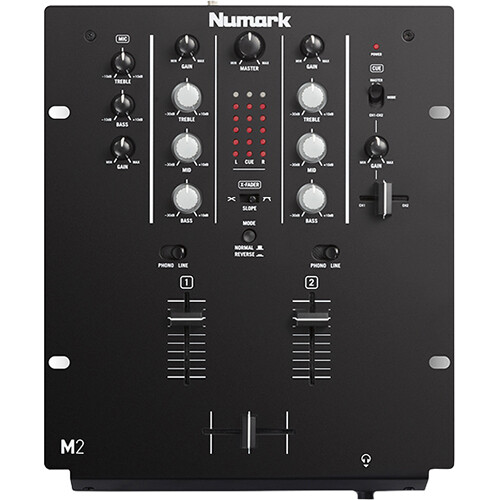 Numark M2 Two-Channel Scratch Mixer Black
