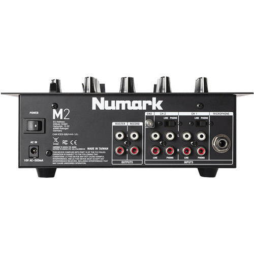 Numark M2 Two-Channel Scratch Mixer Black