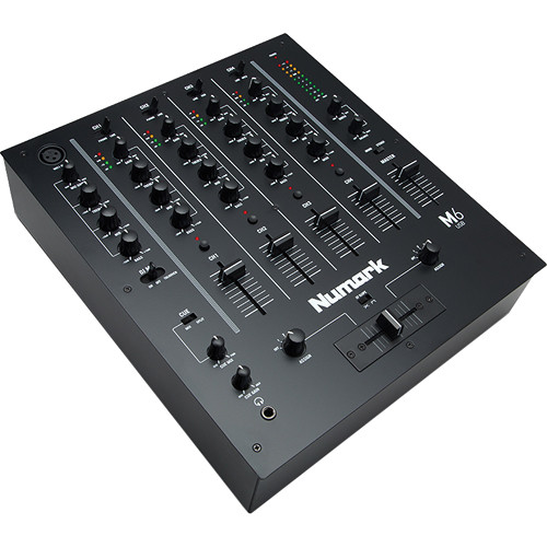 Numark M6 USB 4-Channel USB DJ Mixer Black