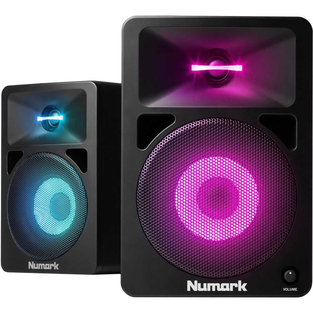 Numark N-Wave 580L Powered Desktop DJ Monitors System
