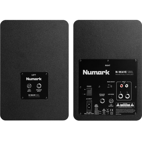 Numark N-Wave 580L Powered Desktop DJ Monitors System