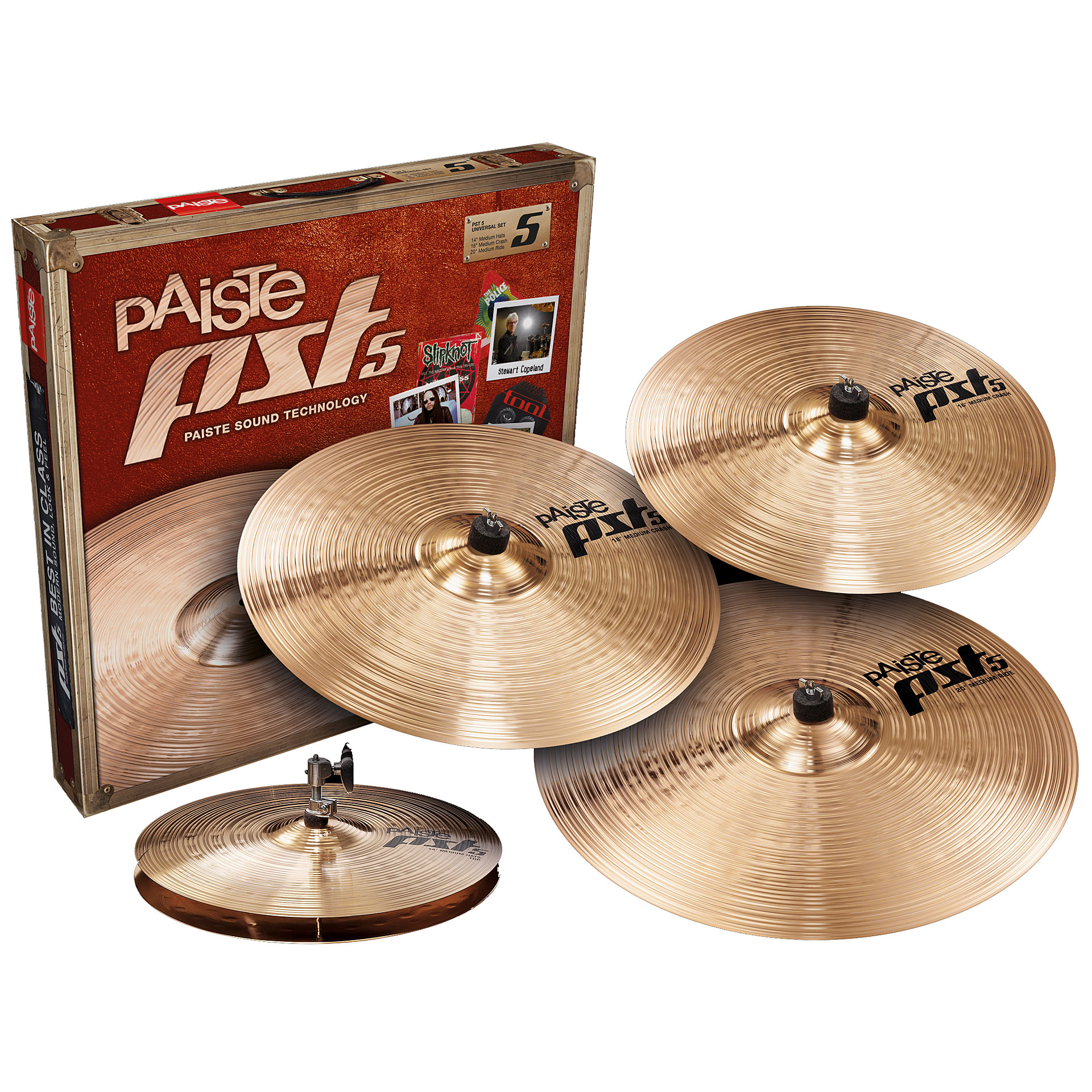 Paiste PST 5 Rock Cymbal Set - 14161820