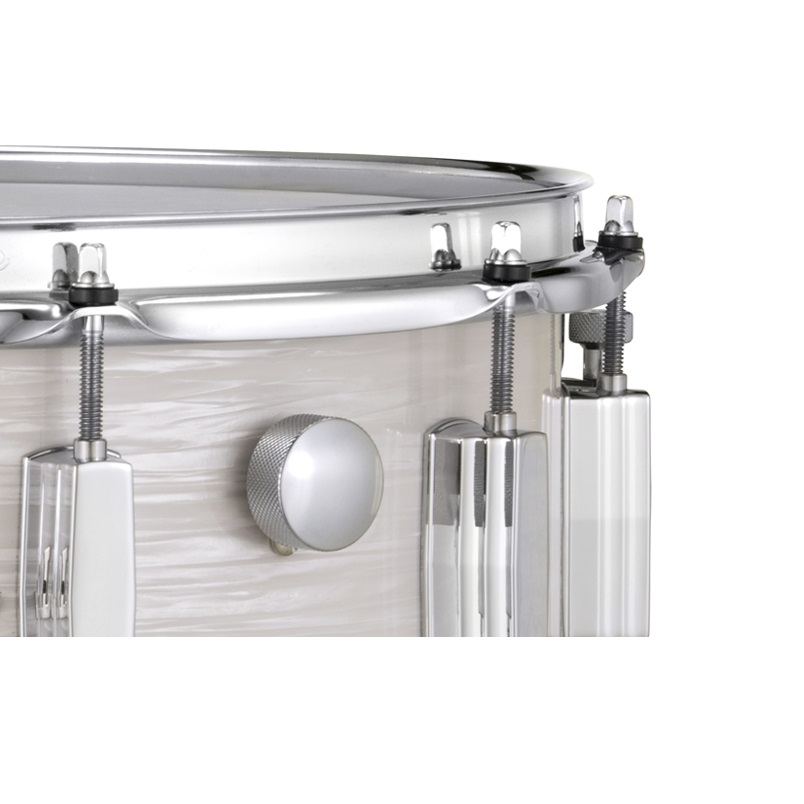 Pearl 14x55 President Series Phenolic Snare Drum - Pearl White Oyster