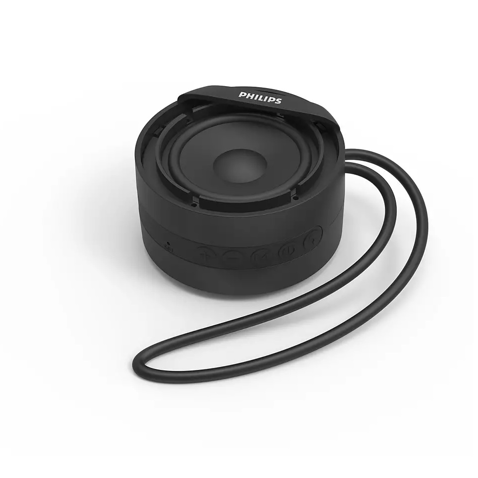 Philips BT40BK94 2 Watt Wireless Bluetooth Portable Speaker Black