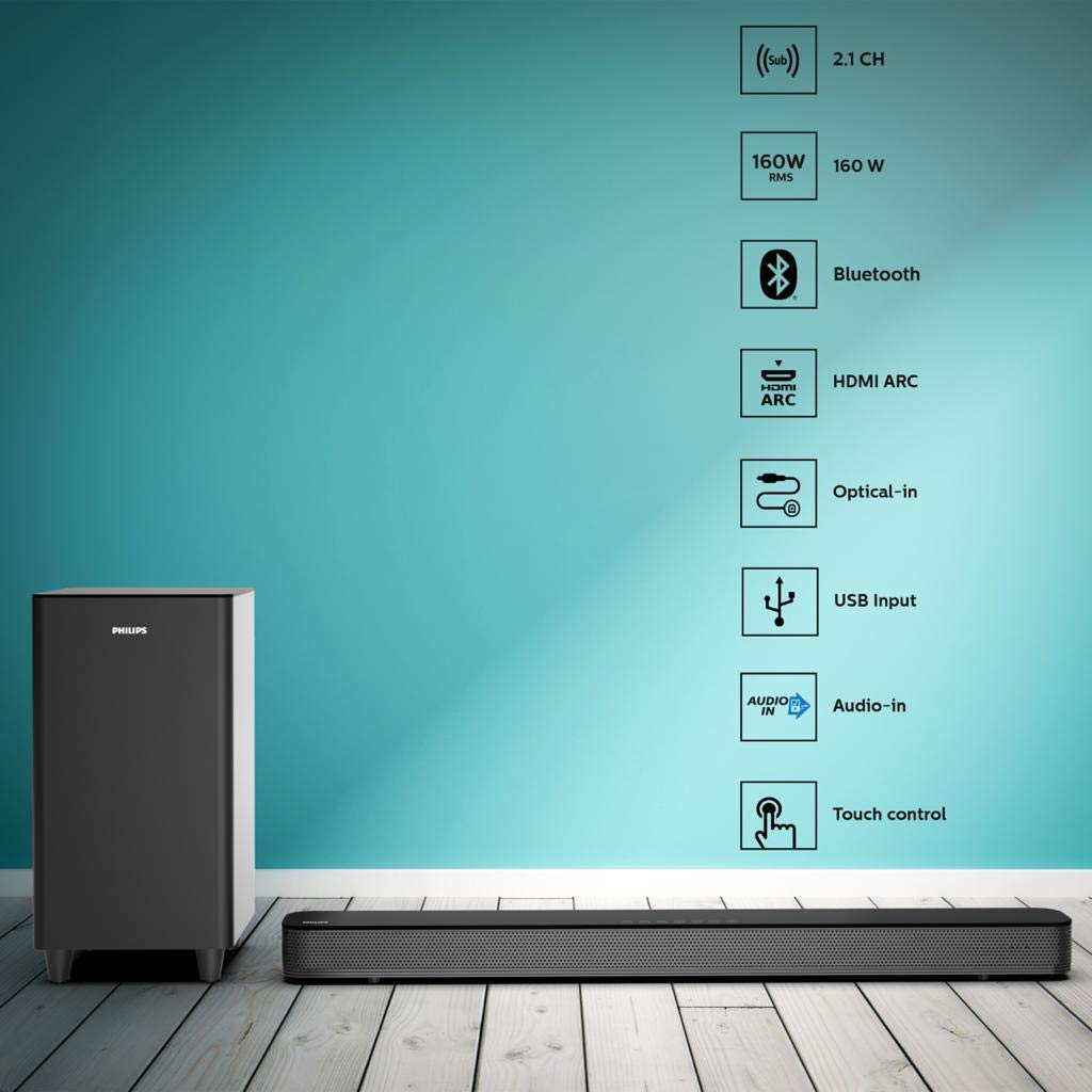 Philips HTL816294 Bluetooth Soundbar