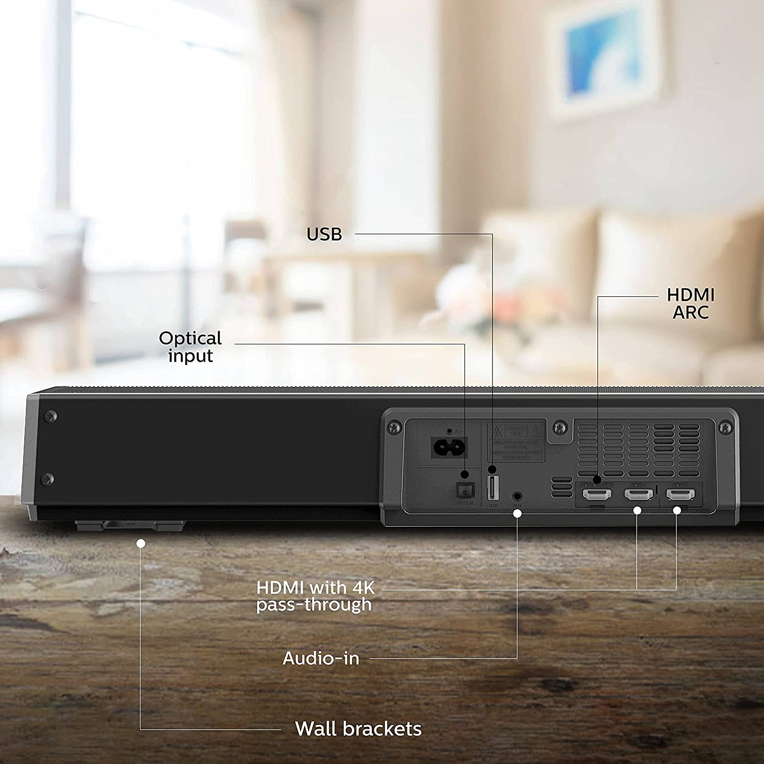 Philips TAPB60310 Dolby Atmos 320 W Bluetooth Soundbar