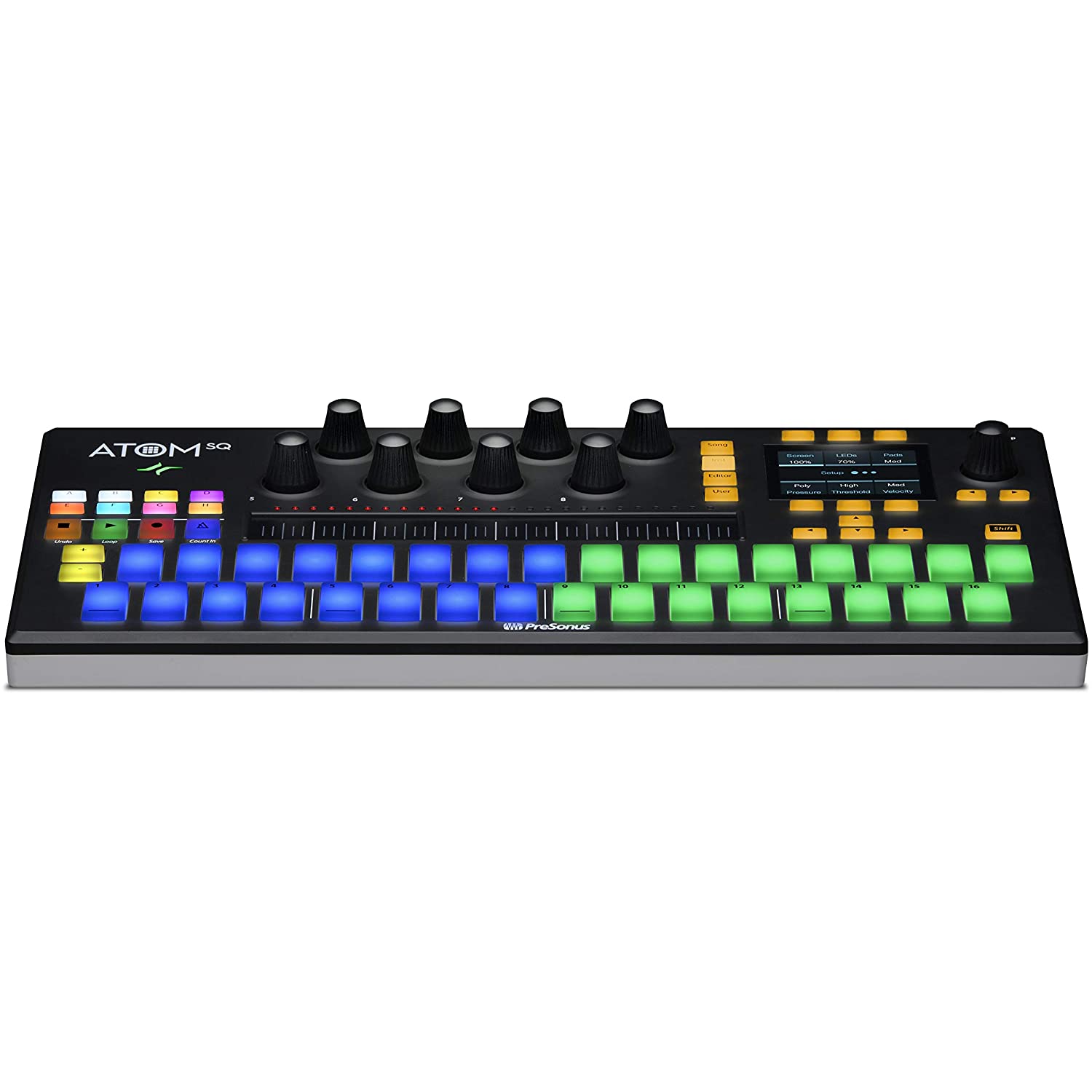 PreSonus ATOM SQ Hybrid MIDI KeyboardPad Performance and Production Controller