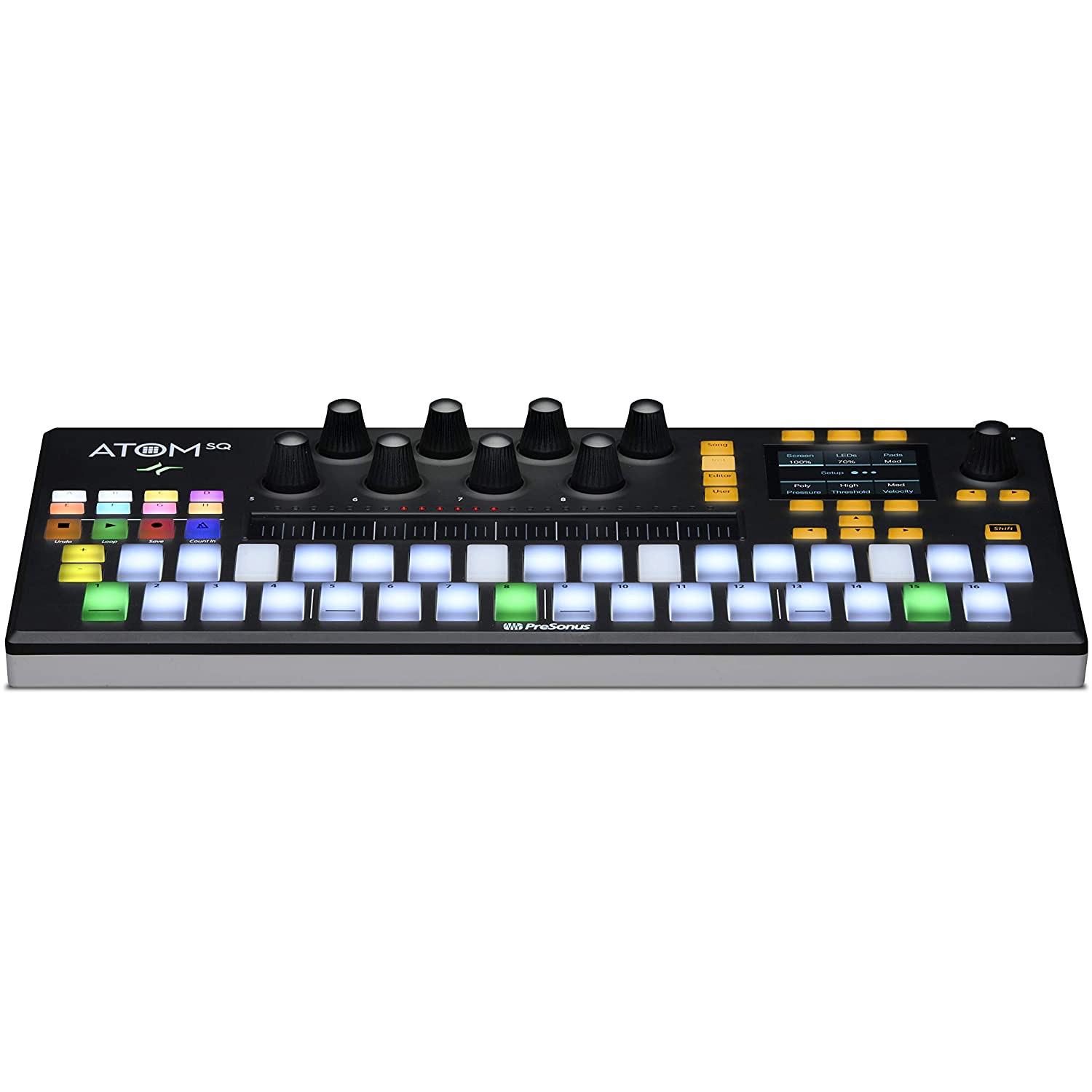 PreSonus ATOM SQ Hybrid MIDI KeyboardPad Performance and Production Controller