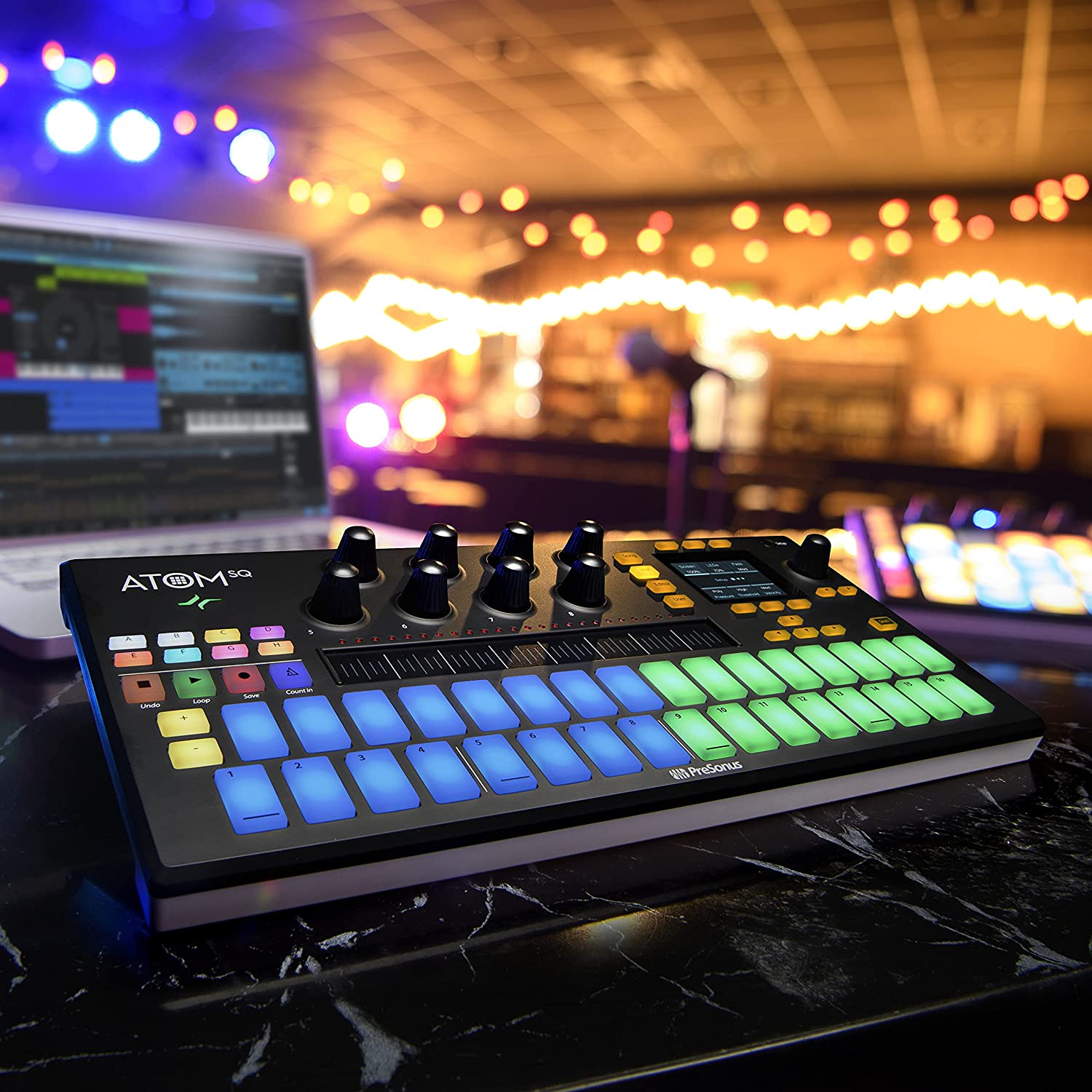 PreSonus ATOM SQ Hybrid MIDI KeyboardPad Performance and Production Controller