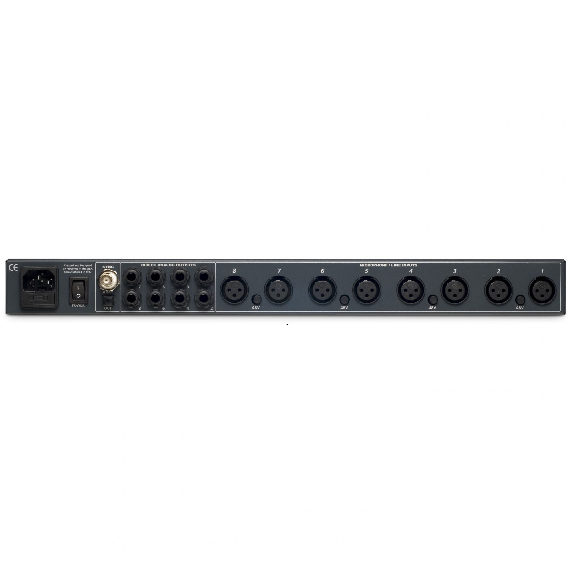 PreSonus DigiMax D8 8-Channel Microphone Preamp with Digital Output - Discontinued