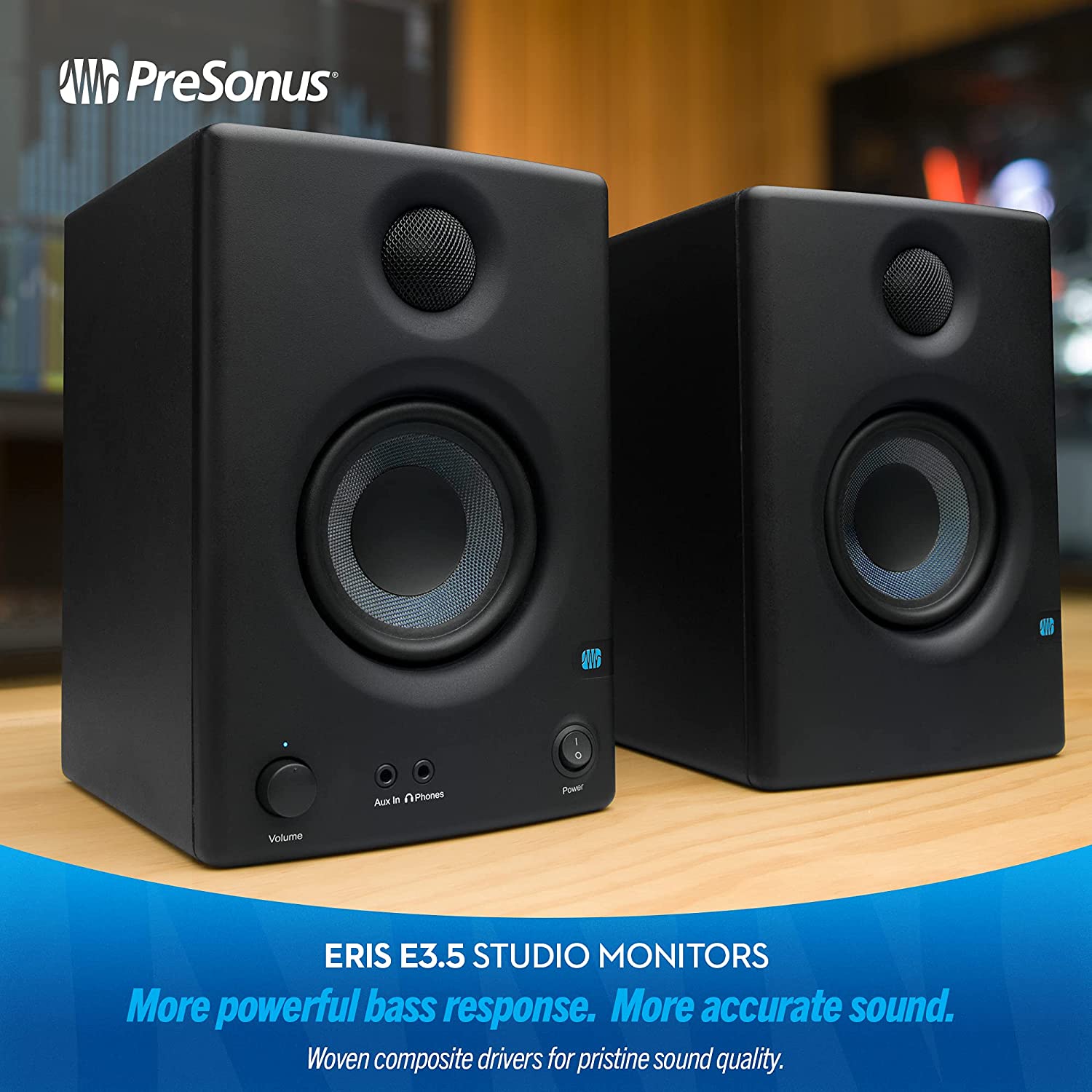 PreSonus Eris E35 35 2-Way 25W Monitors Pair